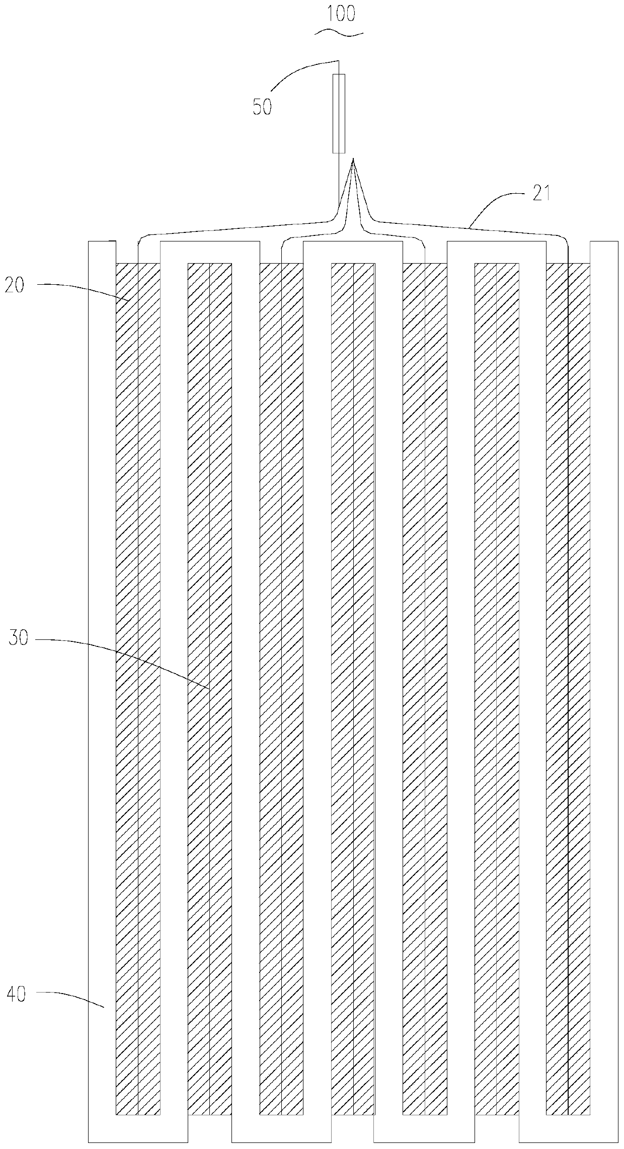 Polymer lithium-ion battery with super large capacity and manufacturing method thereof