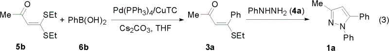 Preparation method of tetra-substituted olefin and its pyrazole derivative