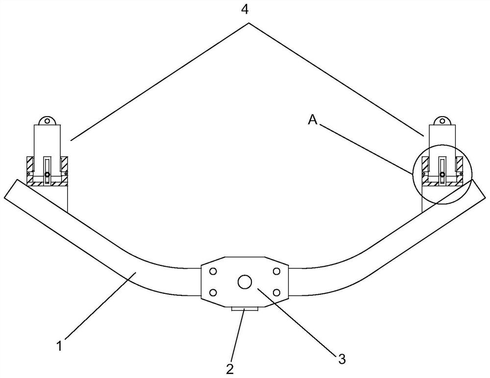 Automobile suspension equalizing beam