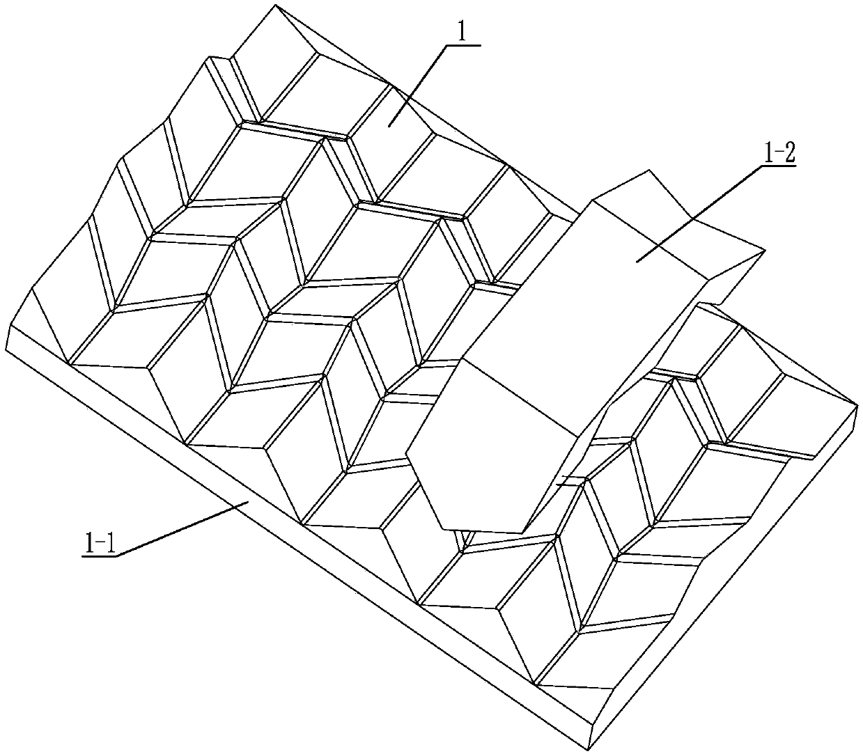 A Combined Die for Making Carbon Fiber Reinforced Wrinkled Sandwich Cylindrical Shell