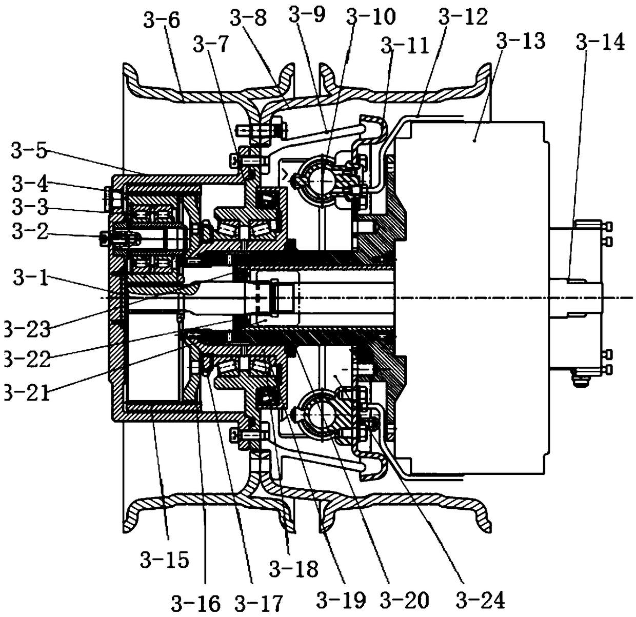 Hub motor integrated system