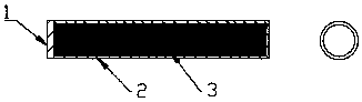 Preparation method of high-strength degradable nanometer medical porous titanium-based composite material