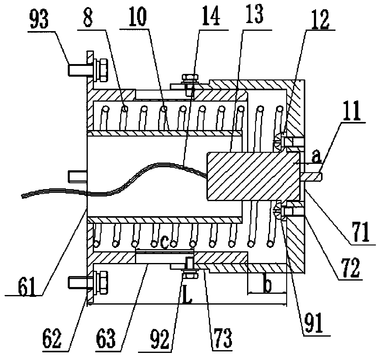 Anti-delay collision device for travel switch