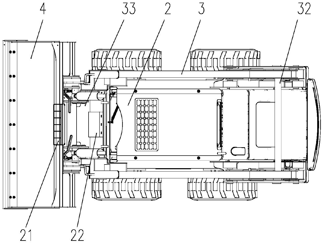 Sliding loading machine