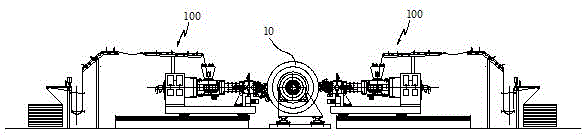 Tire production device