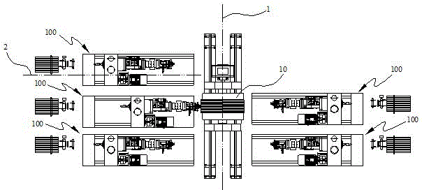 Tire production device