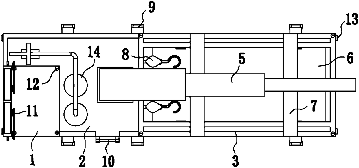 Multifunctional traffic accident emergency treatment vehicle and treatment method thereof