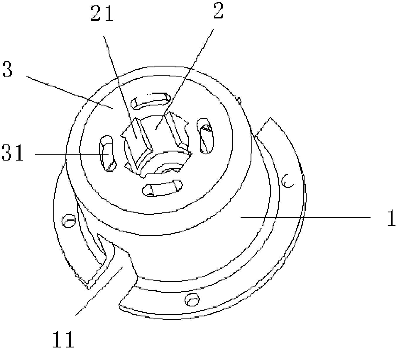 Lamp vibration reducing device