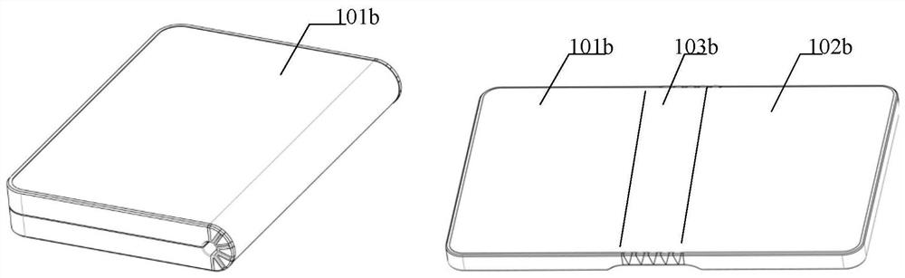 Folding method and electronic device of a foldable touch screen