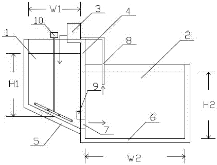 A kind of double-pond circulating culture method for aquaculture