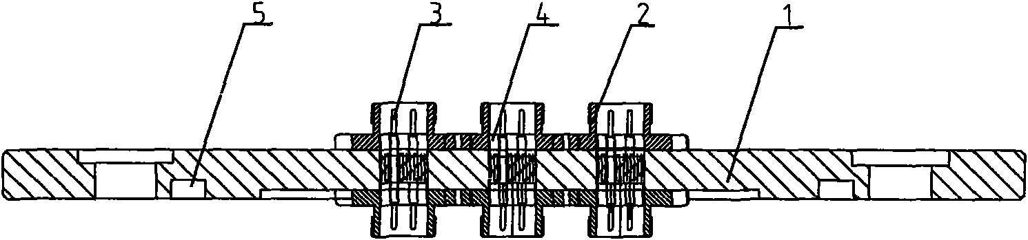 Metal sealing terminal plate