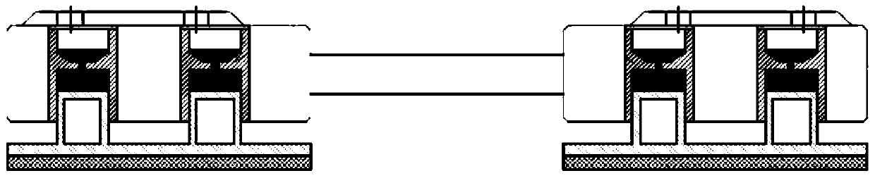 Displacement adjustment compensation device and track system including displacement adjustment compensation device