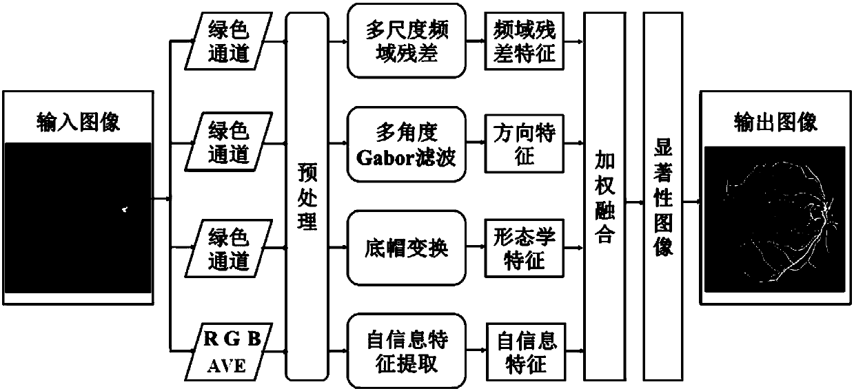 Full-automatic retinal blood vessel analysis method and system suitable for intelligent portable equipment