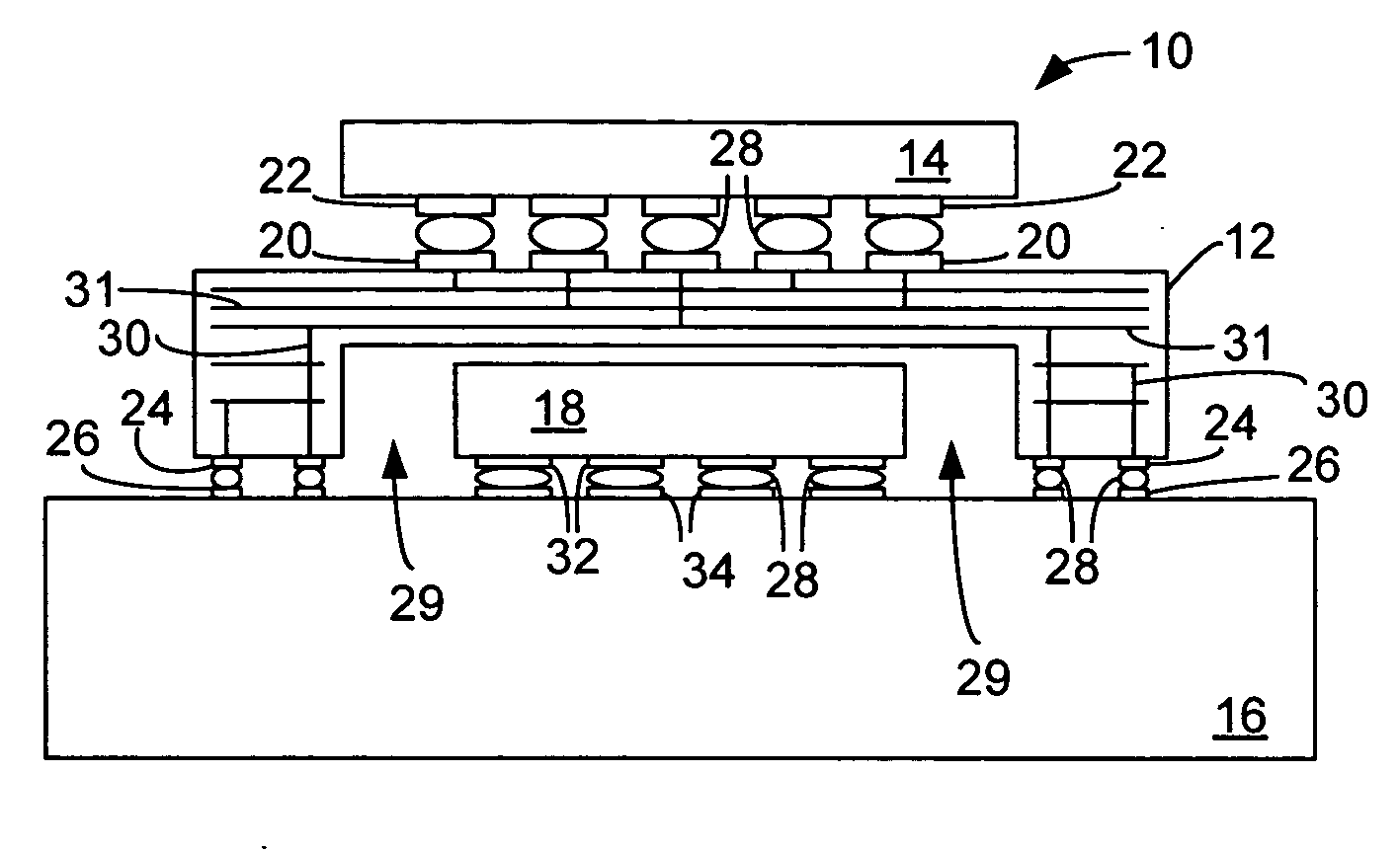 Methods for assembling a stack package for high density integrated circuits