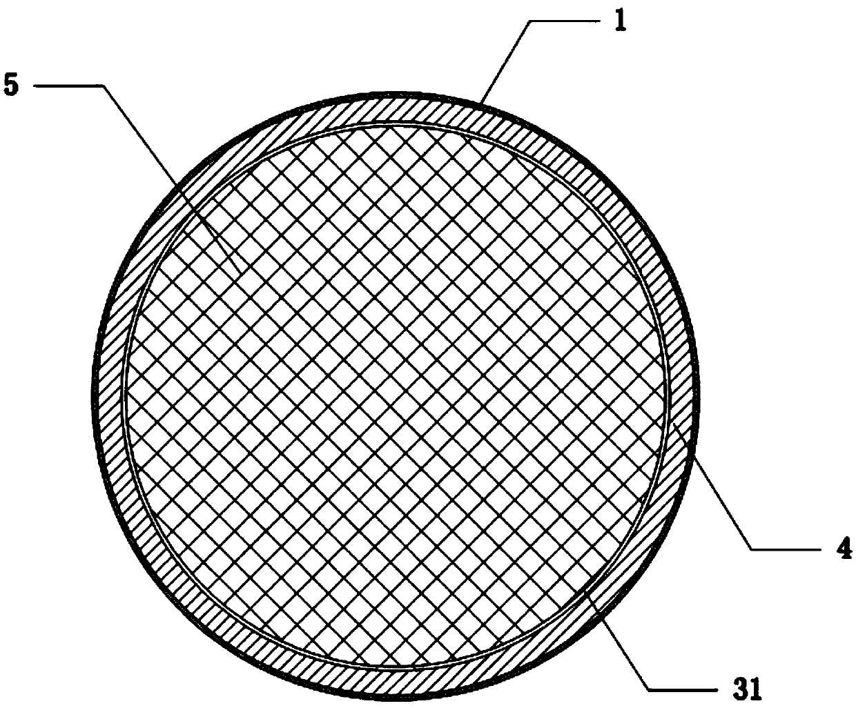 Environment-friendly filter stick and method for producing same