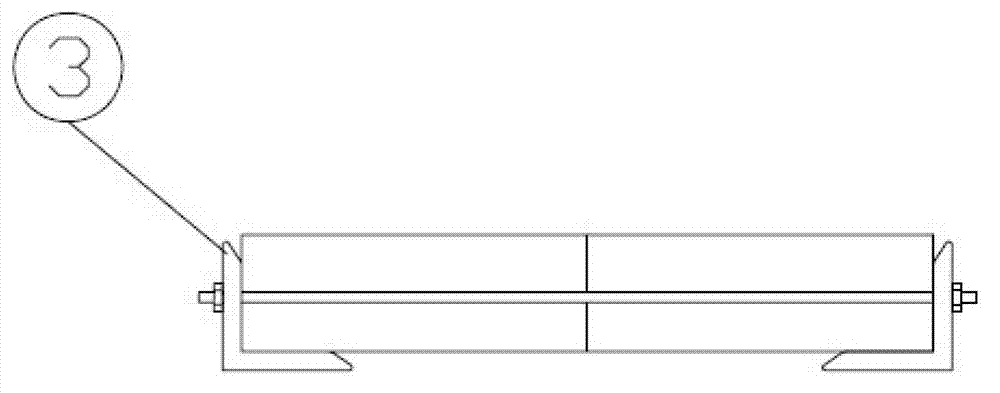 Cast-in-place concrete floor punching pipe seal template device and using method