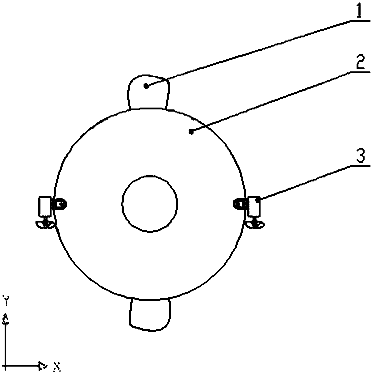 Underwater helicopter with propeller structure