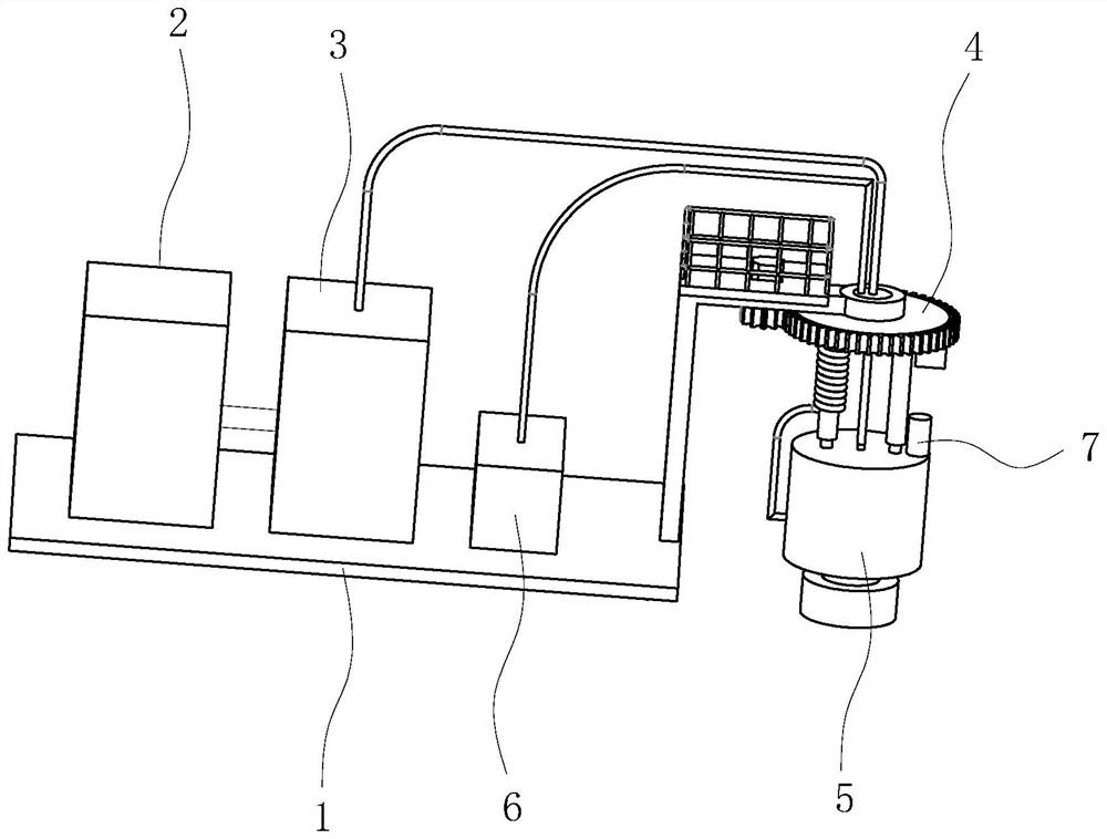 A kind of pneumatic centrifugal spray construction inspection well repair equipment, engineering vehicle and repair method