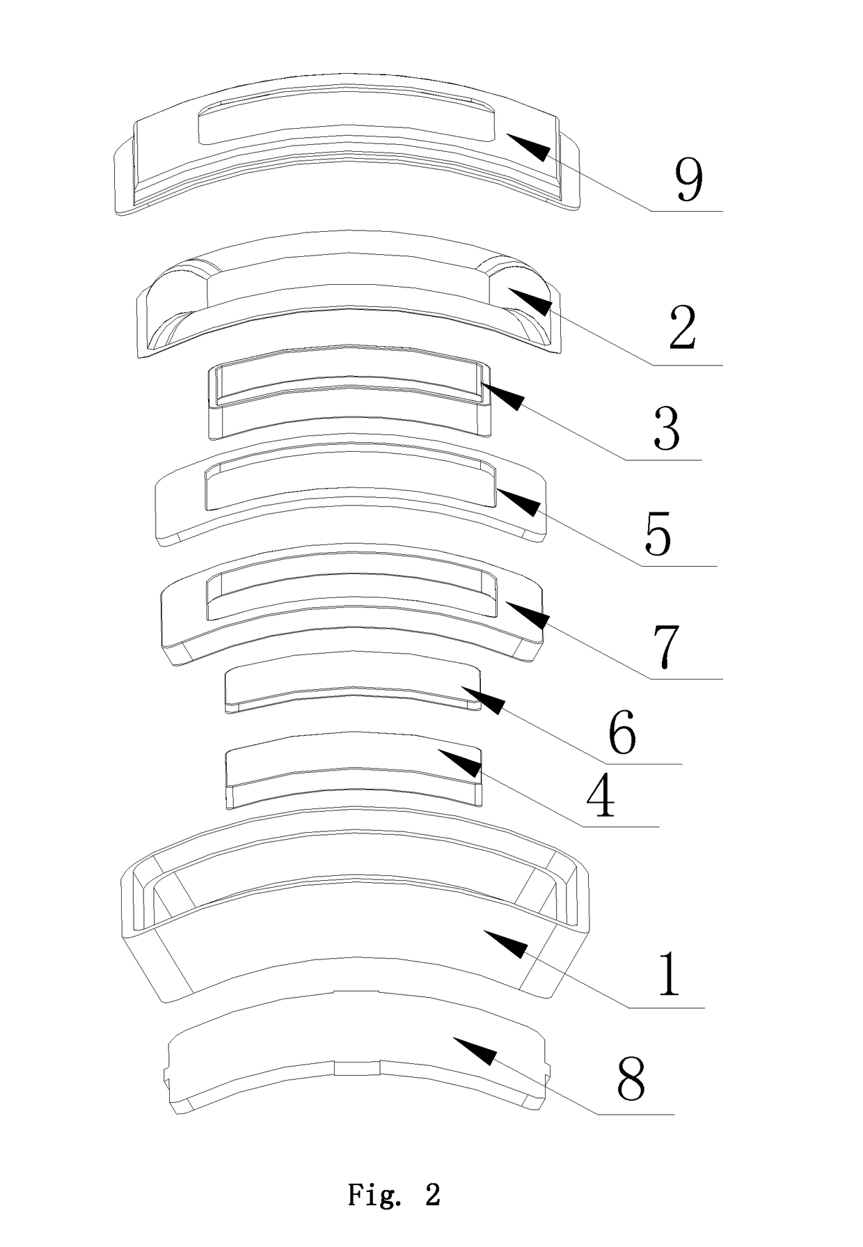 Bending loudspeaker and wearable electronic products comprising the same