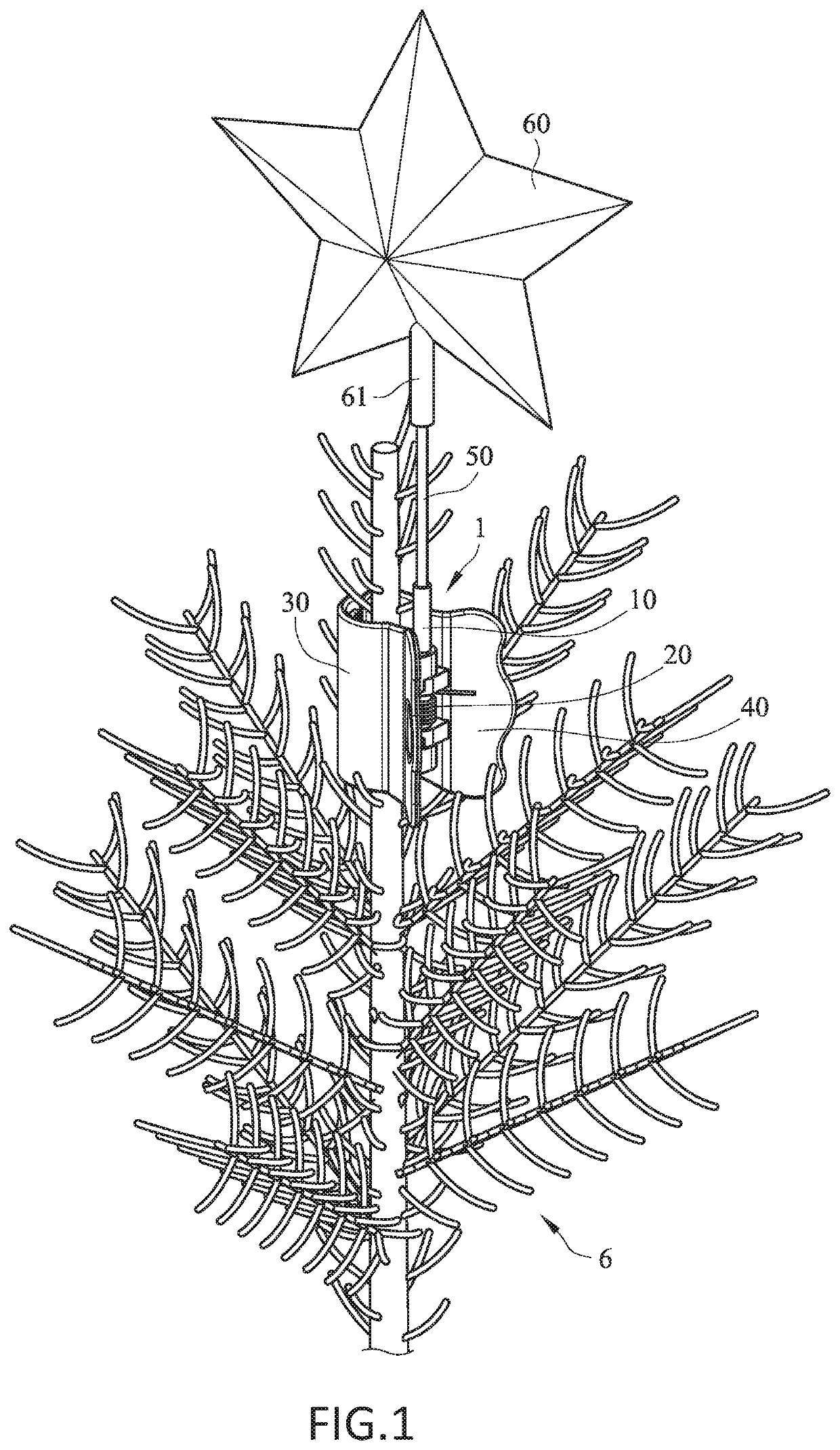 Ornament fixture structure