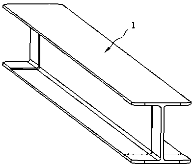 Manufacturing method for soft mode for I-beam composite material piece forming and application thereof