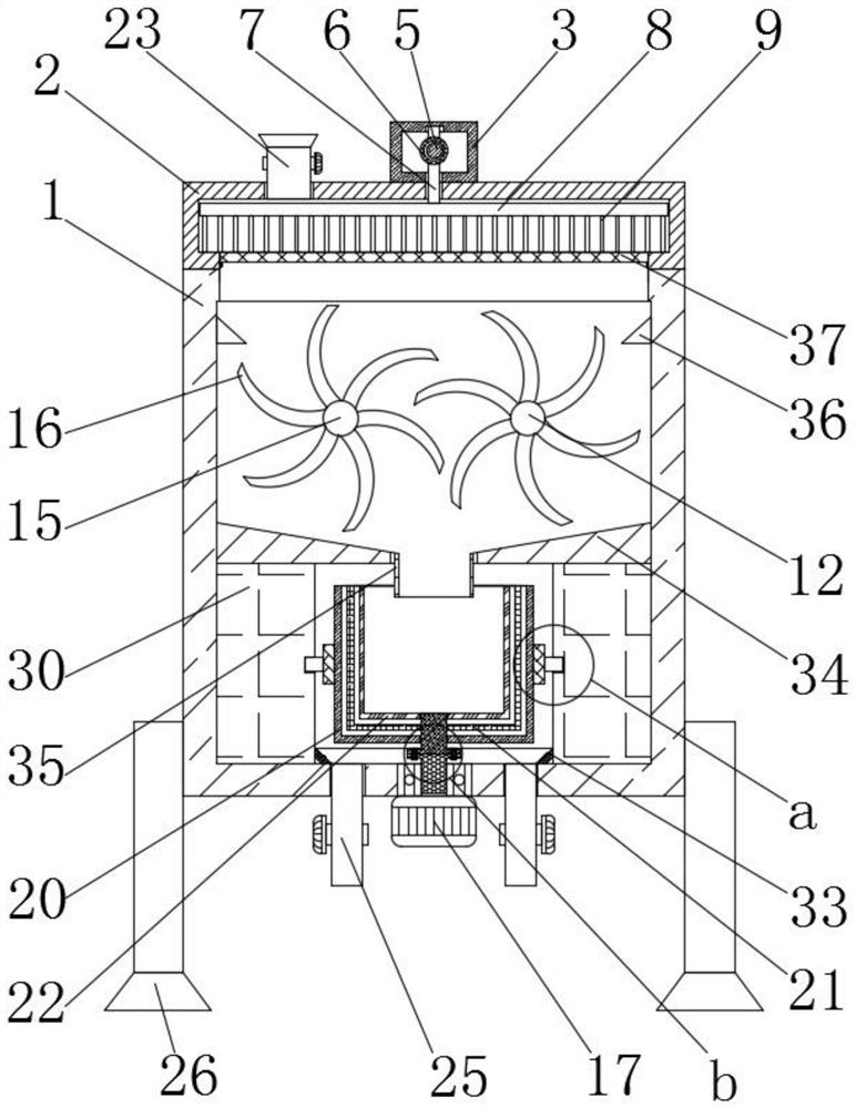 Environment-friendly sludge treatment device