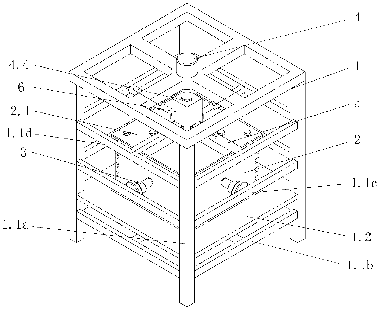 A test device for shear mechanical properties of pile-soil contact surface