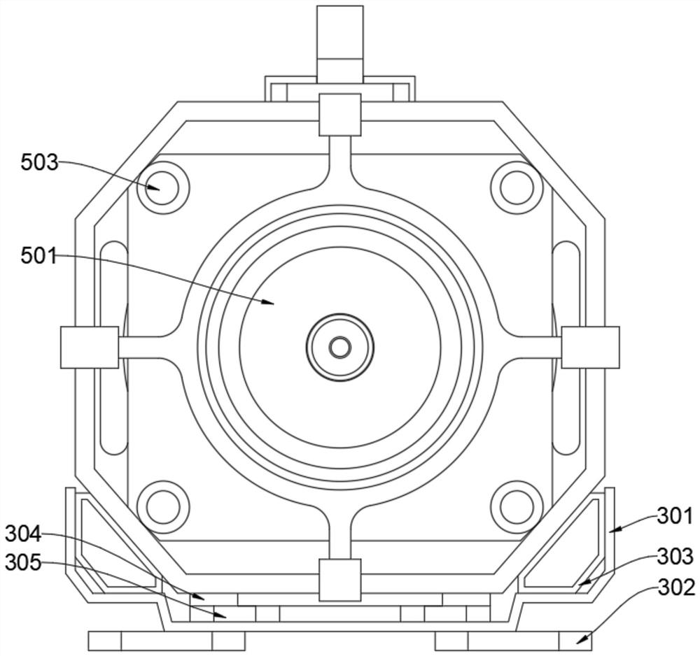 A servo motor with long service life