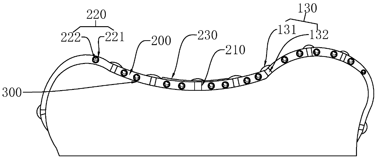 Pillow base body, temperature control pillow and production process of temperature control pillow