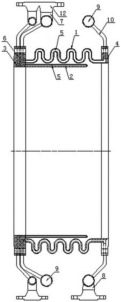 Double-layer water-cooled expansion joint