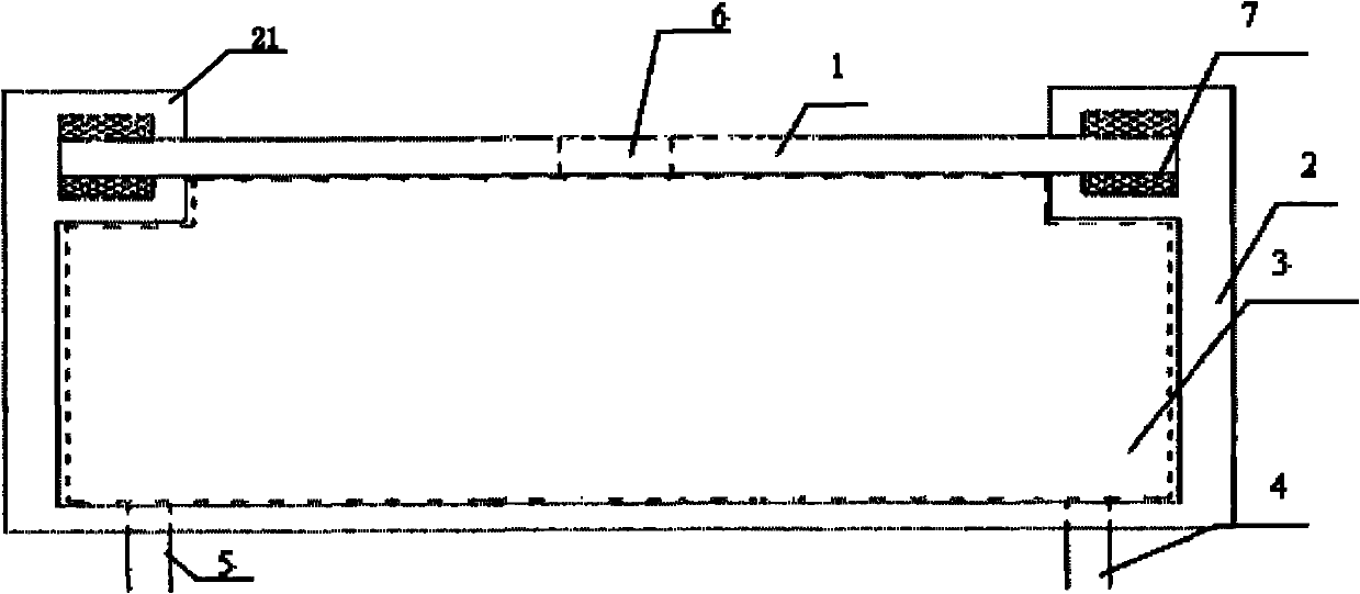 Flexible cooling device of photovoltaic cell