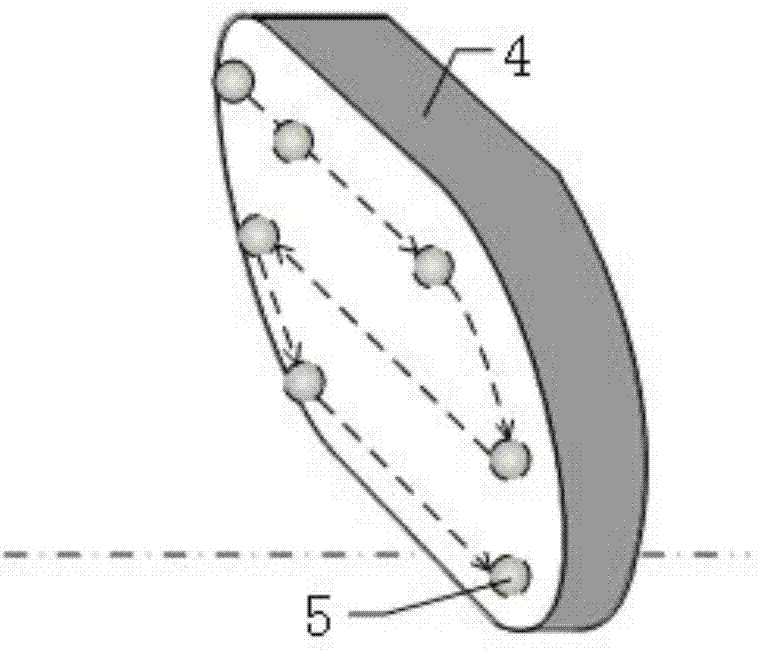 Measuring and calculating method for geometrical parameters of large-caliber off-axis aspheric optical element