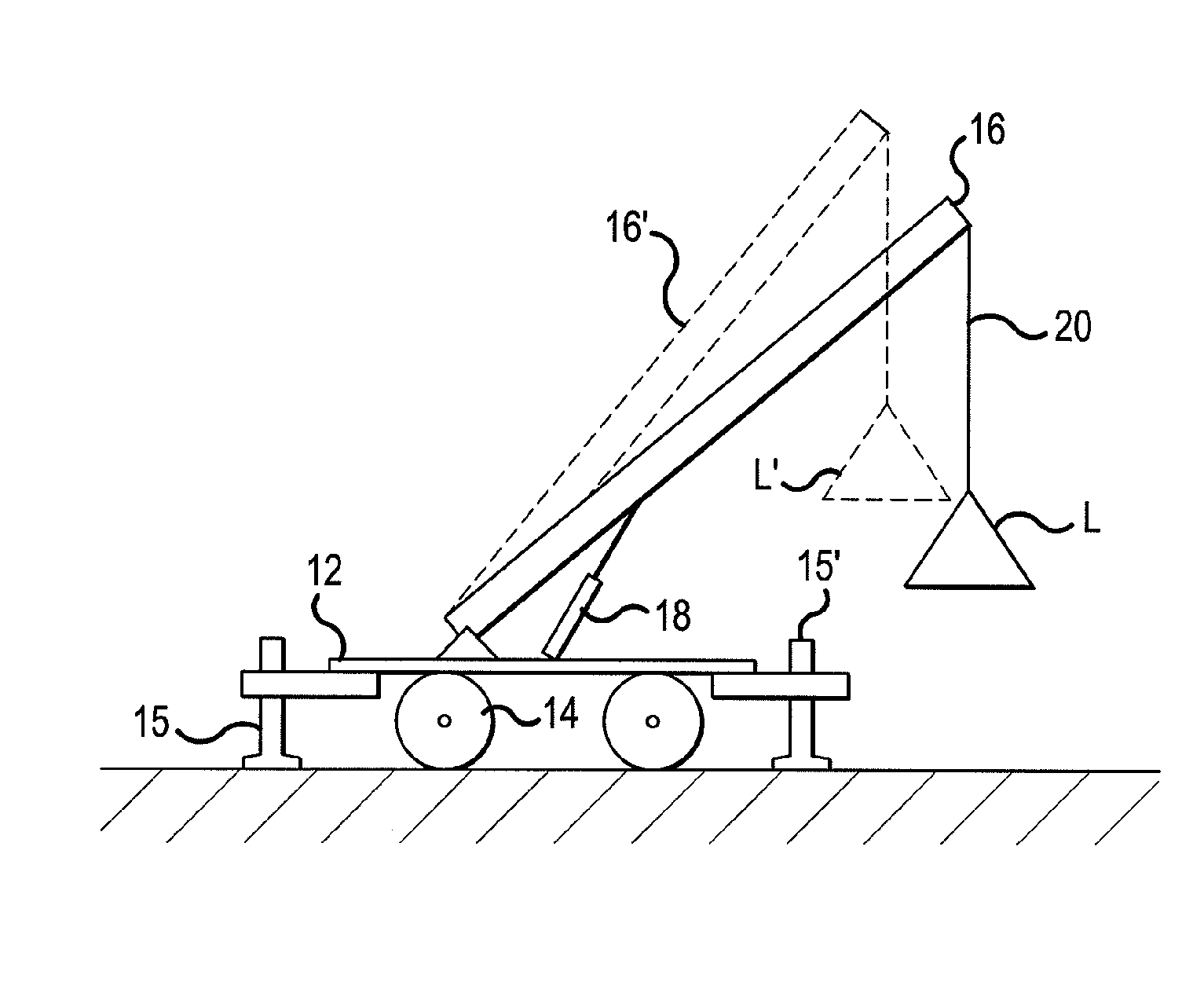 Load monitoring and control system with selective boom-up lockout