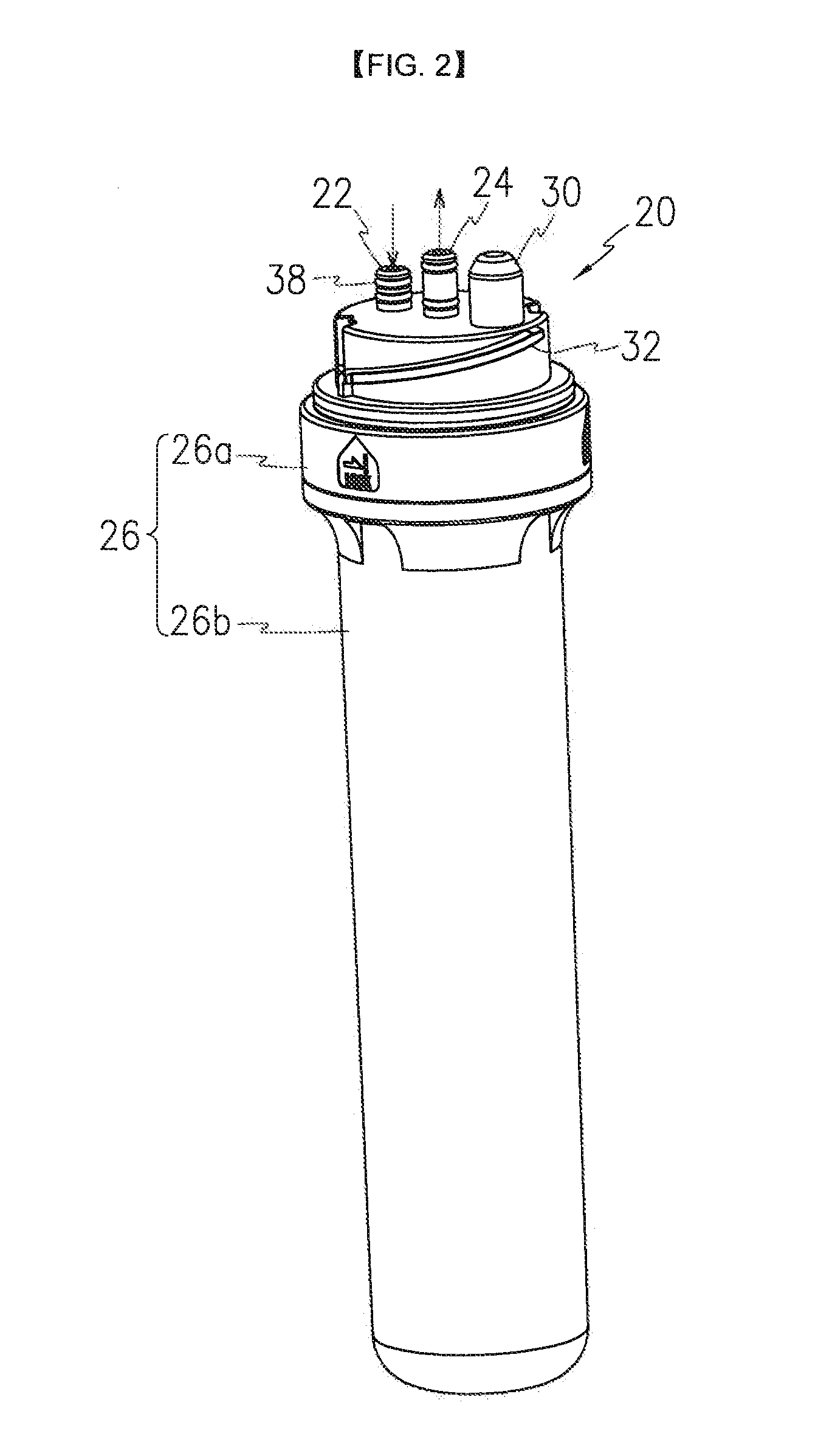 Water filter assembly and refrigerator and water purifier having the same