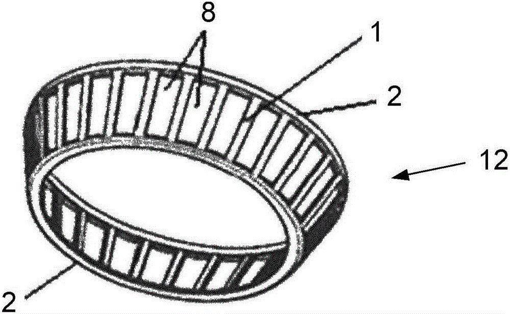 Rolling bearing cage and manufacturing method thereof