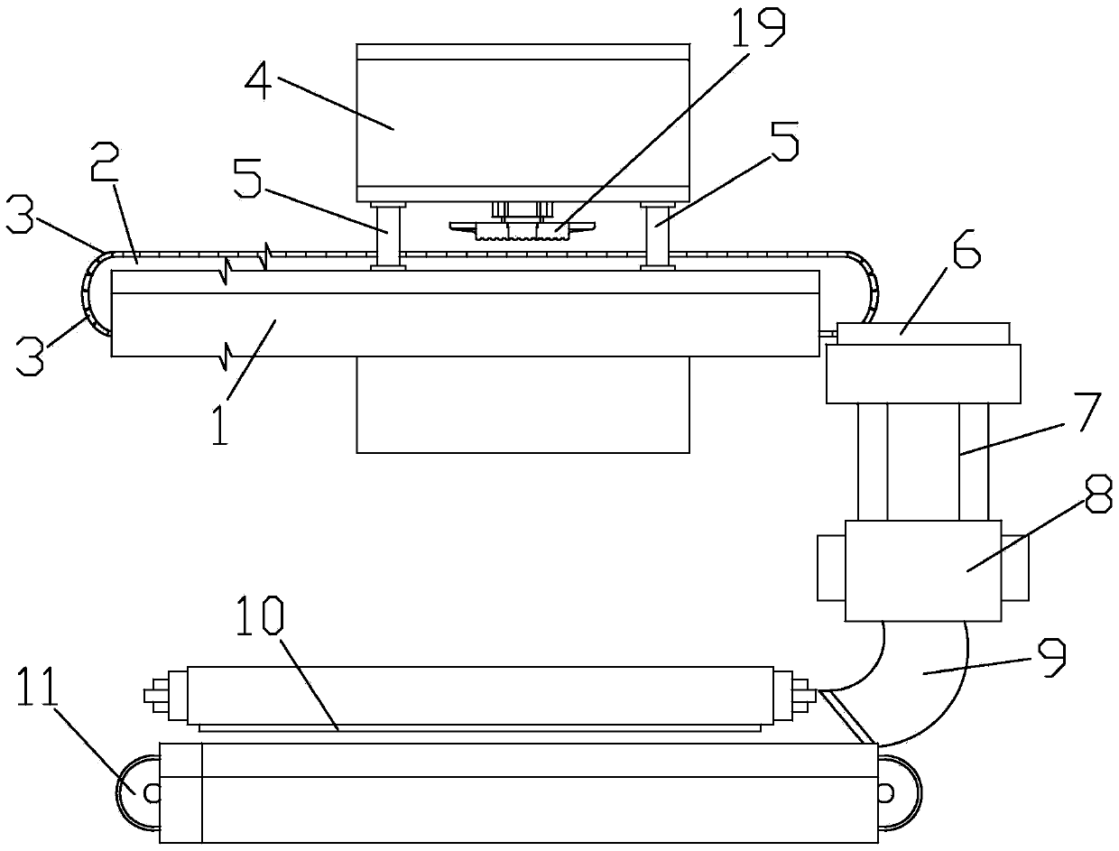 Waste glass pretreatment system applied to glass production