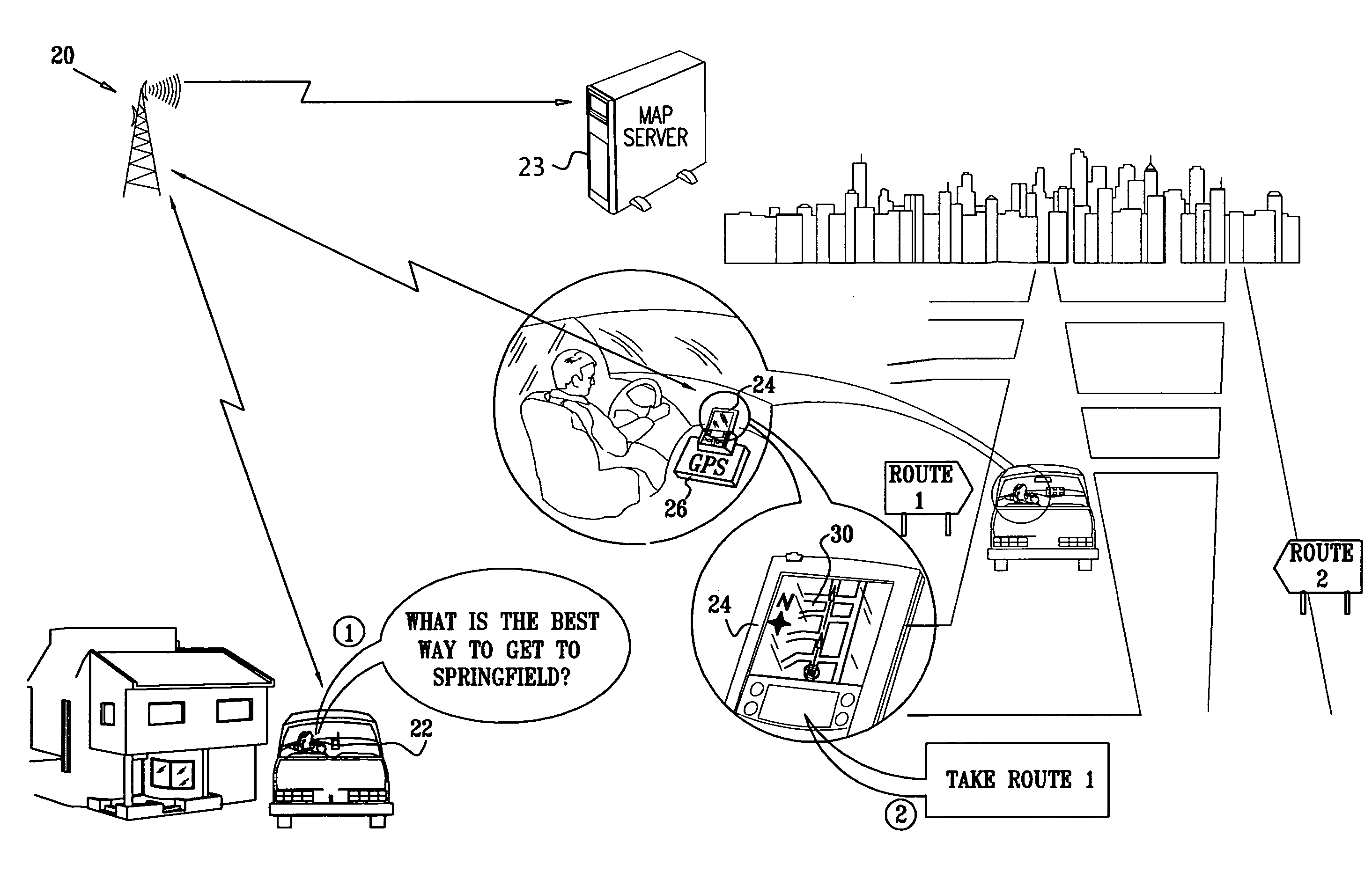 Corridor mapping with alternative routes