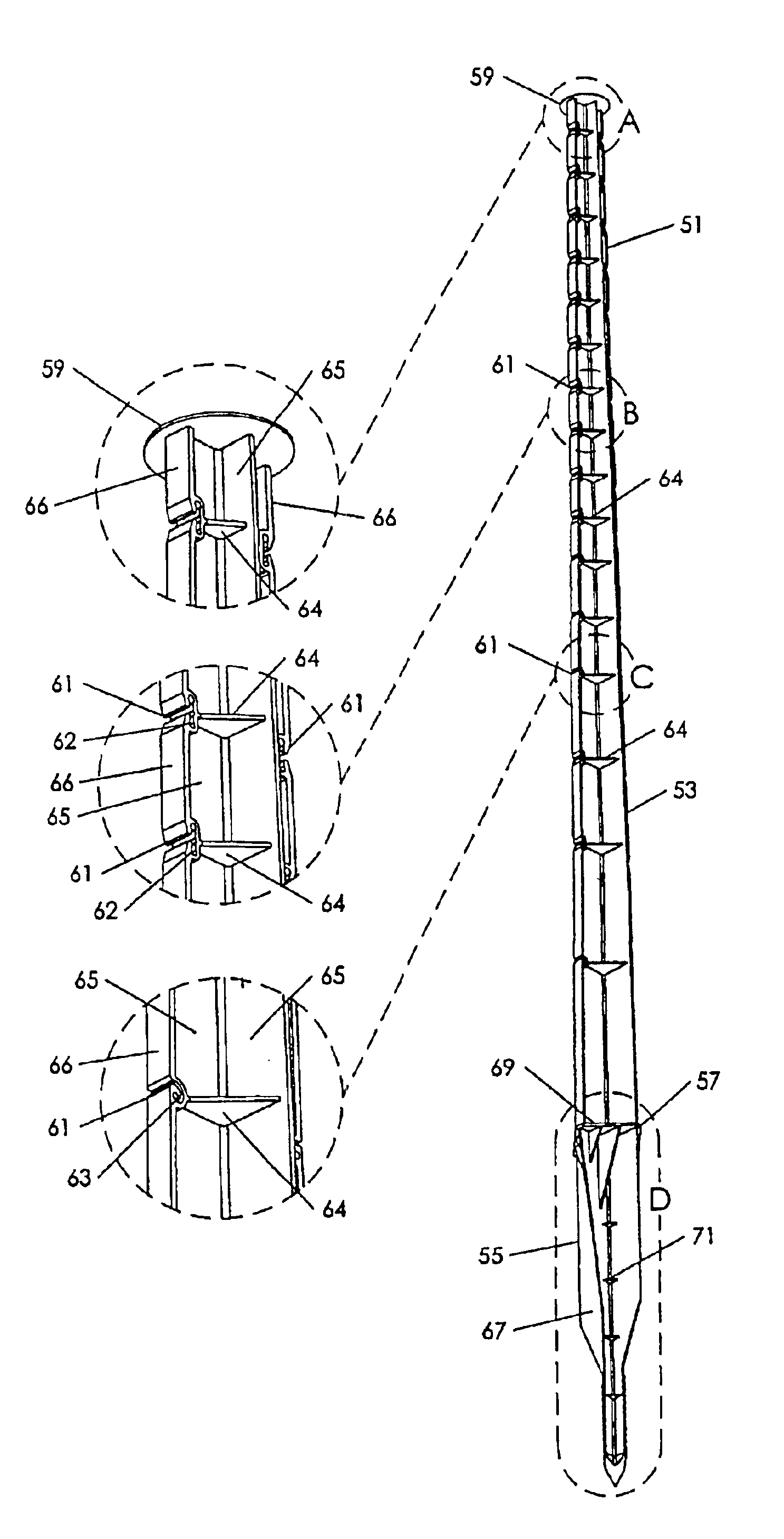 Vine wire support post