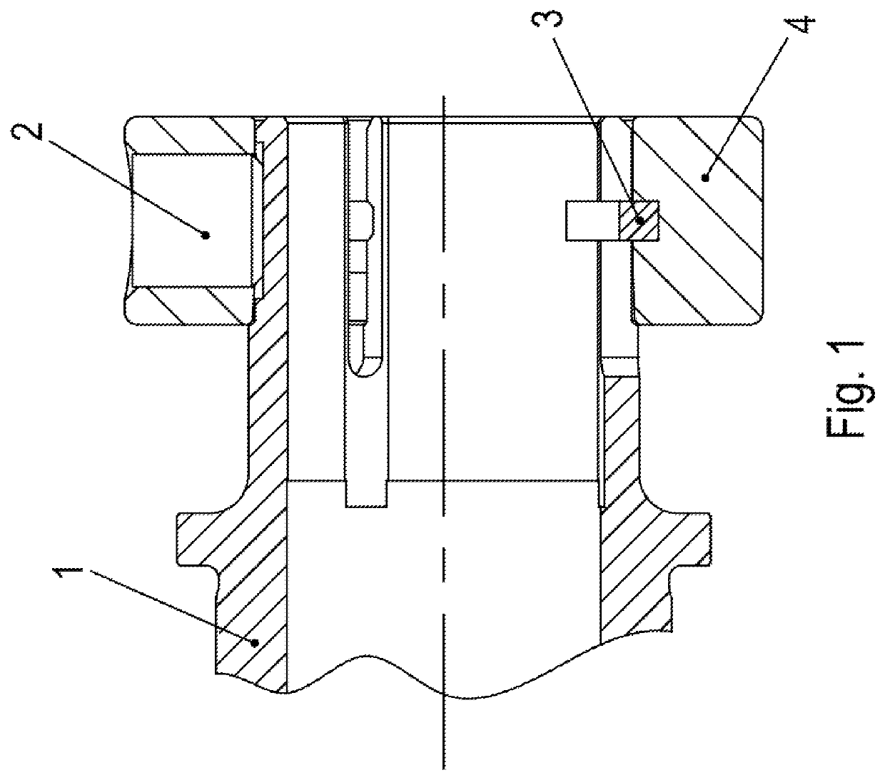 Assembly for connecting an adapter shaft to a shaft in a force-fitting manner using a clamping ring