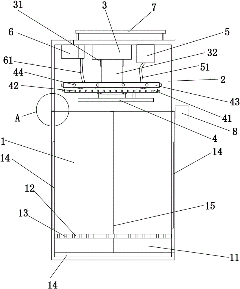 Garbage can with cleaning function