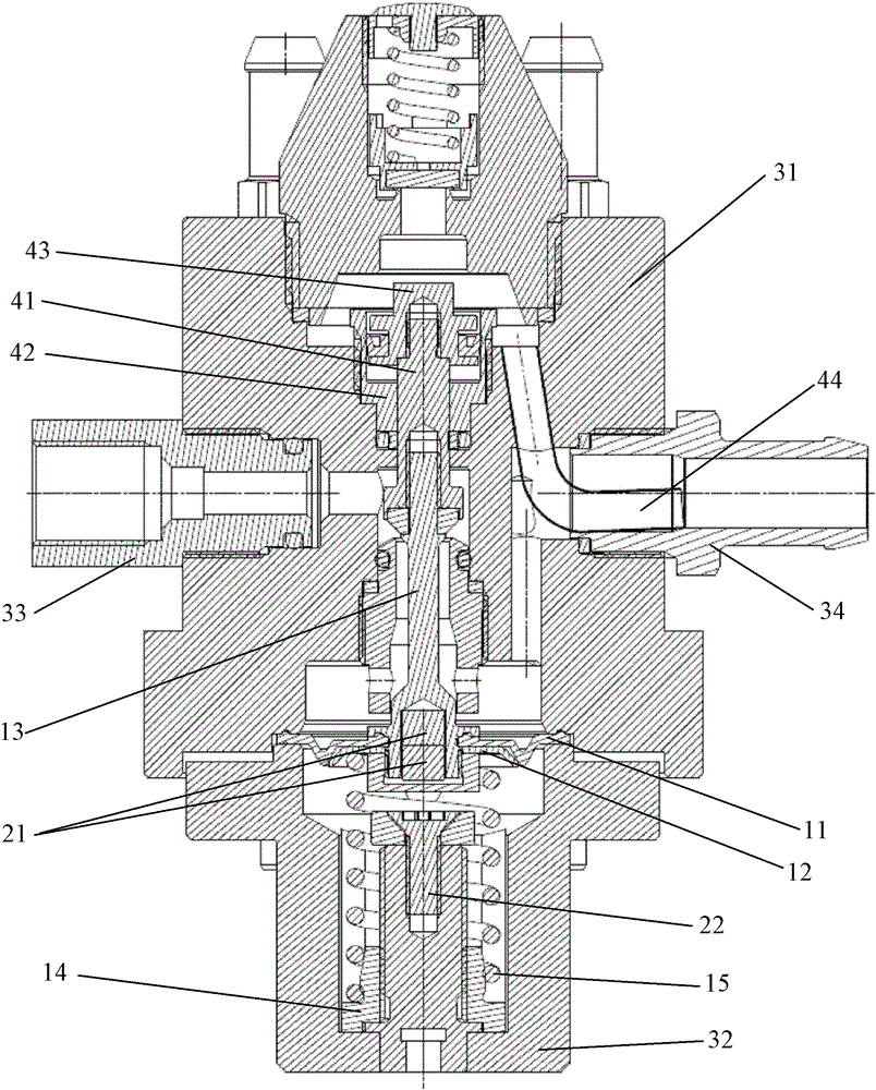 Pressure regulating device and its pressure regulator