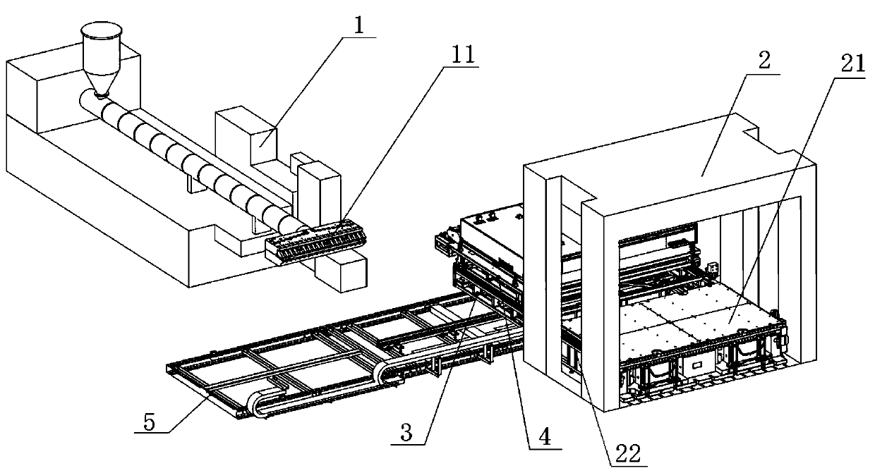 Base plate production system and base plate production process