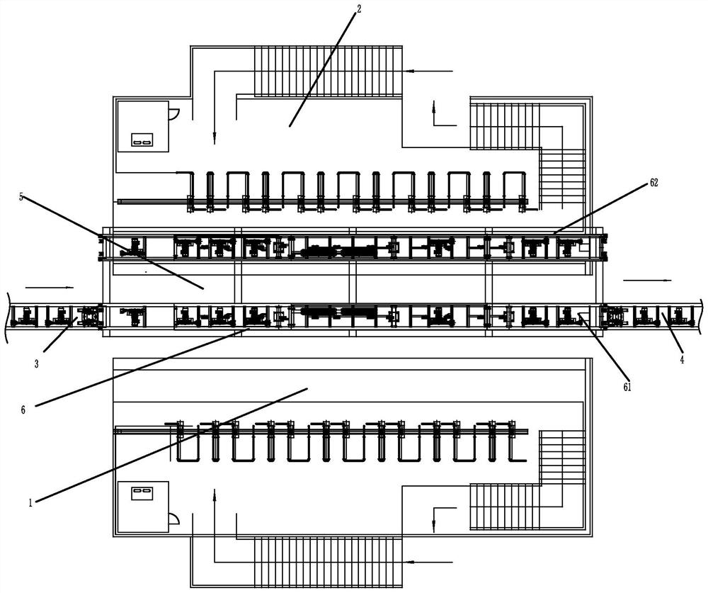 A horizontal pushing multi-generating station system for amusement equipment