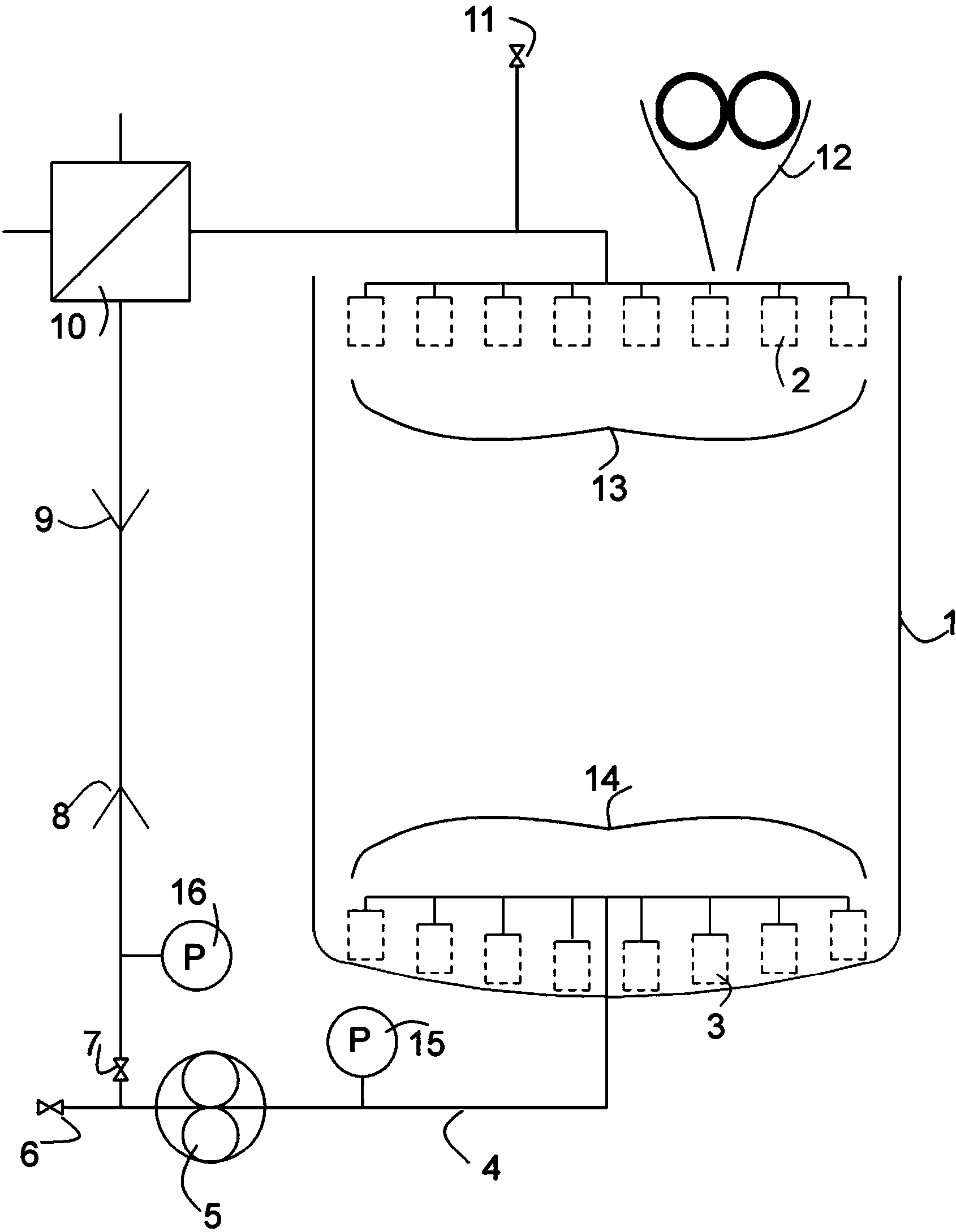 Filtering apparatus and method for mixing, extraction and/or separation