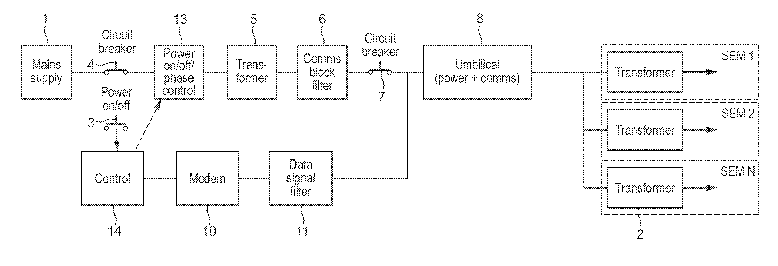 Protecting against transients in a communication system