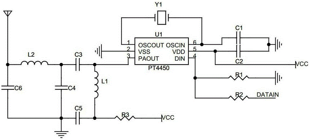 Online temperature measurement system based on passive wireless sound surface wave sensors