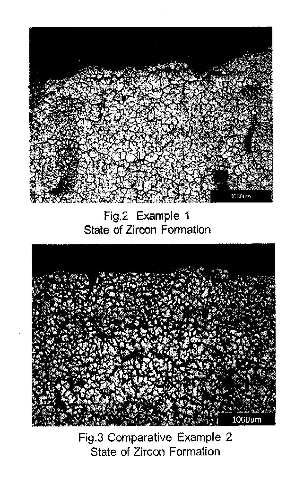 High zirconia fused cast refractory