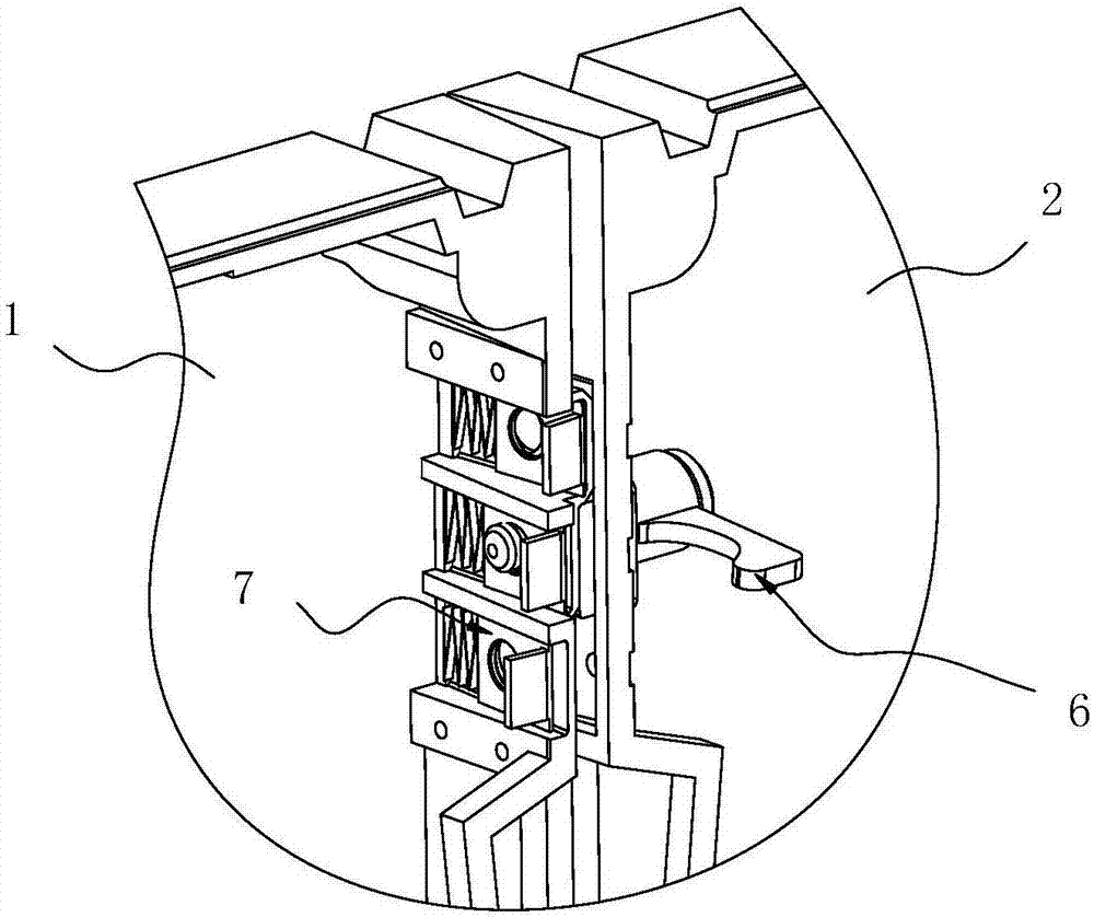 LED (light emitting diode) screen splicing structure and LED screen