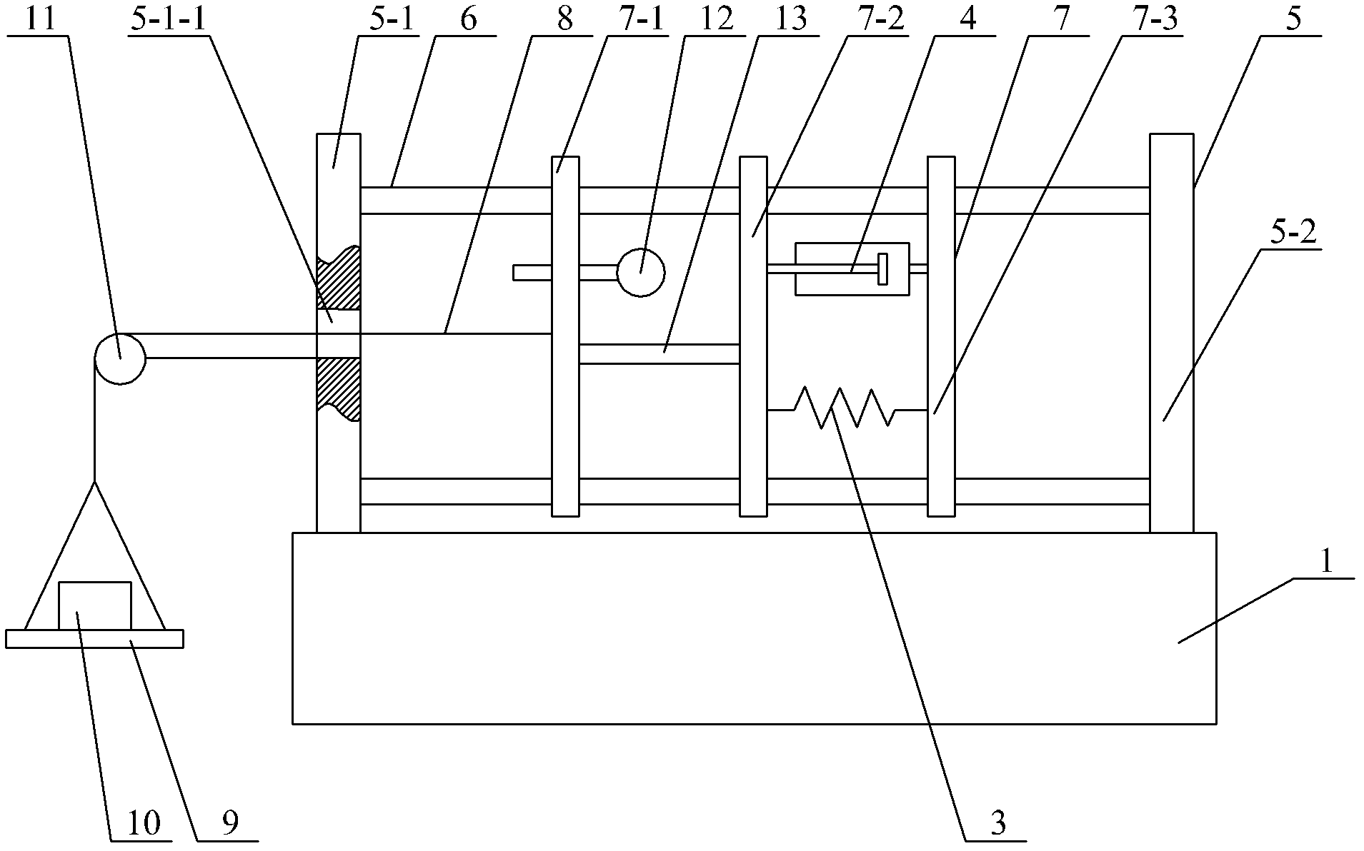 Measurement device of polymer viscoelastic model and measurement method of model element parameters