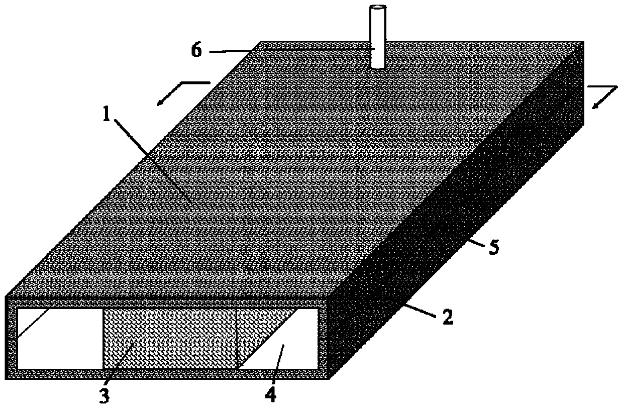 Metal-based composite material device based on gas-liquid phase change and preparation method of metal-based composite material device